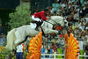 Clinton is a very successful international Grand Prix jumper stallion. He finished fourth at the Olympic Games in Athens 2004, with Dirk Demeersman / Belgium. His progeny competes already at the Olympic Games (Cornet Obolensky / Marco Kutscher) and at the international Grand Prix level (Castle Forbes Vivaldi / Jessica Kuerten).