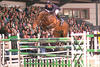 Contact v/d Heffinck here in an exhibition; is now showing successful in the 3* and 4* CSI with pilot Dirk Demeersman.