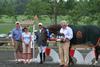 at the award ceremony wining the champion trophy at one of her first horse shows on American soil.
